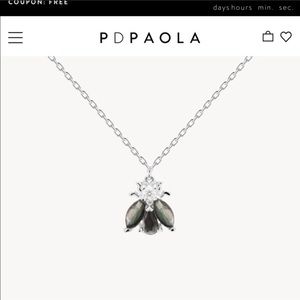 Zaza Silver Bee Necklace